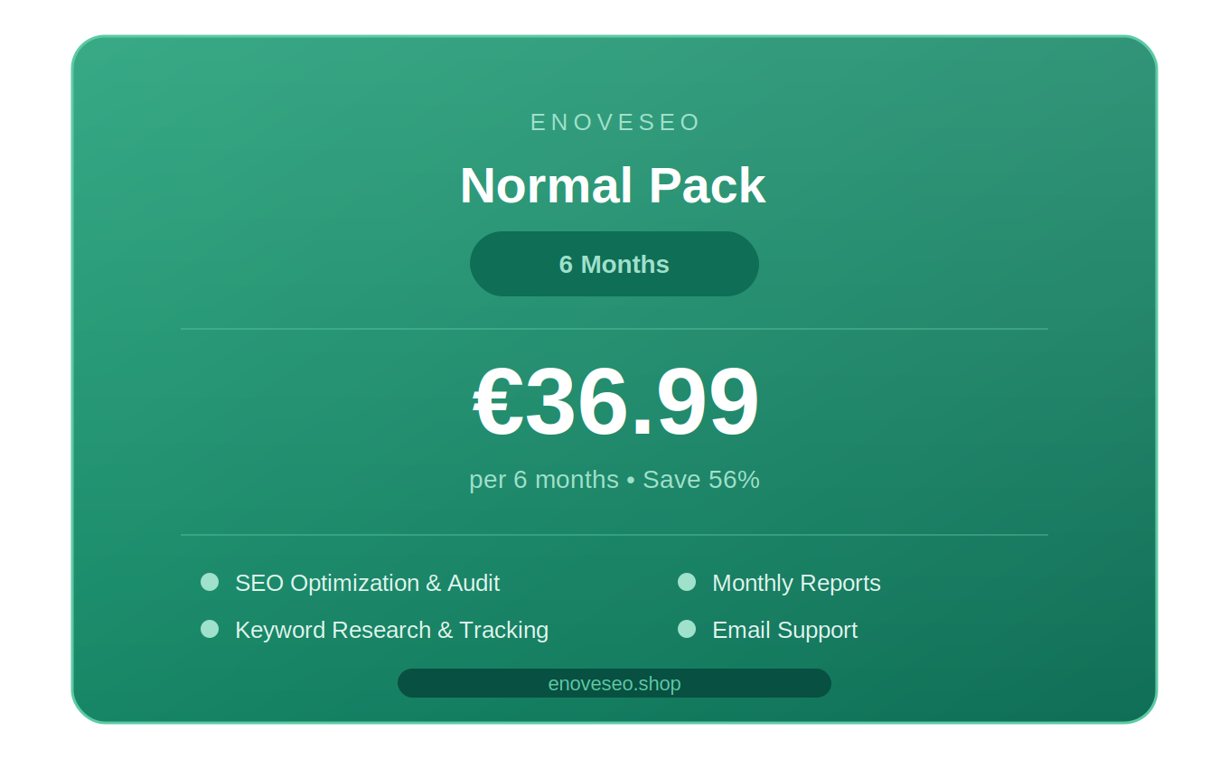 6 Months SEO Plan